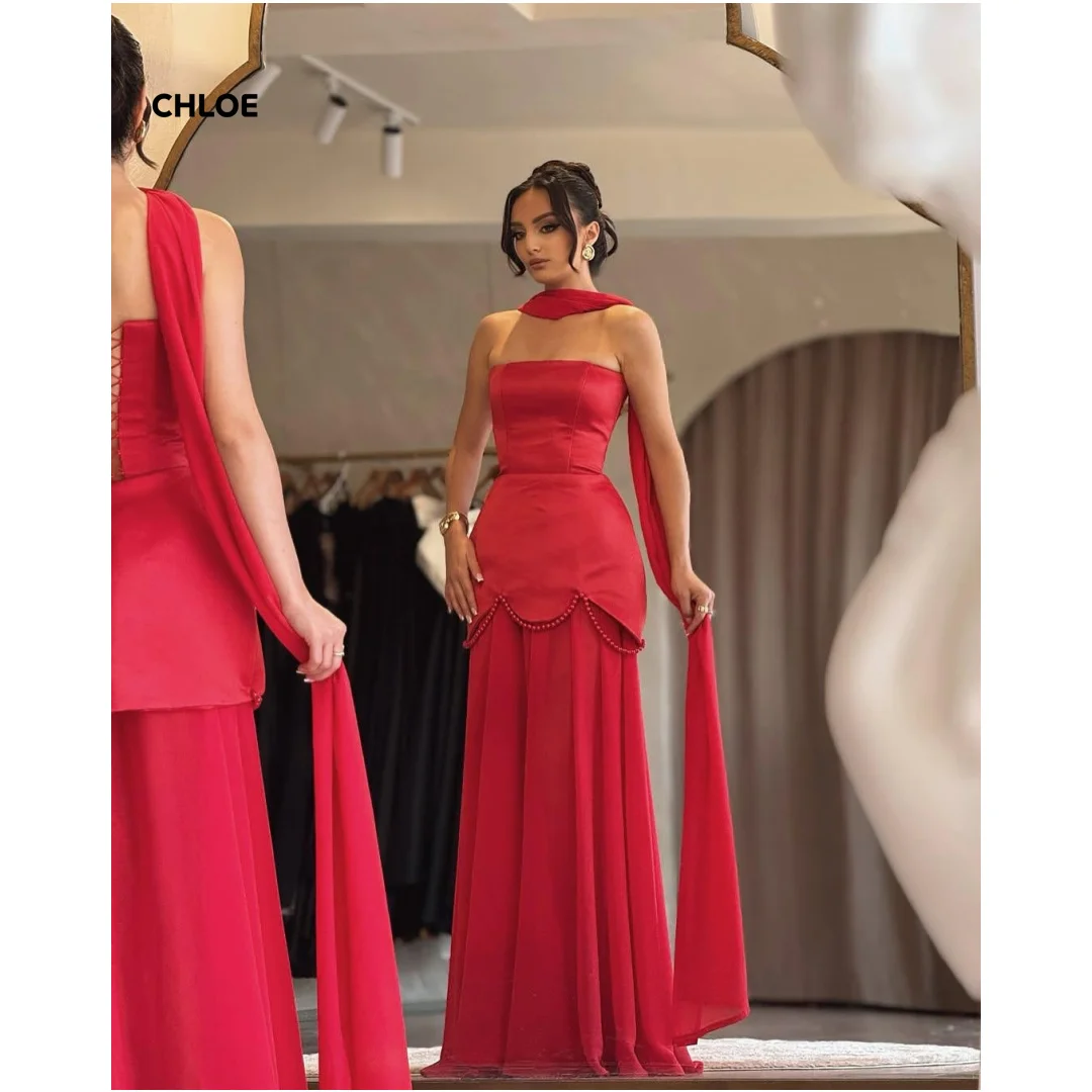 Ligne A robes de bal 2025 robe de bal de luxe épaules dénudées femmes robes de soirée pour les Occasions spéciales sur mesure châle robe de soirée