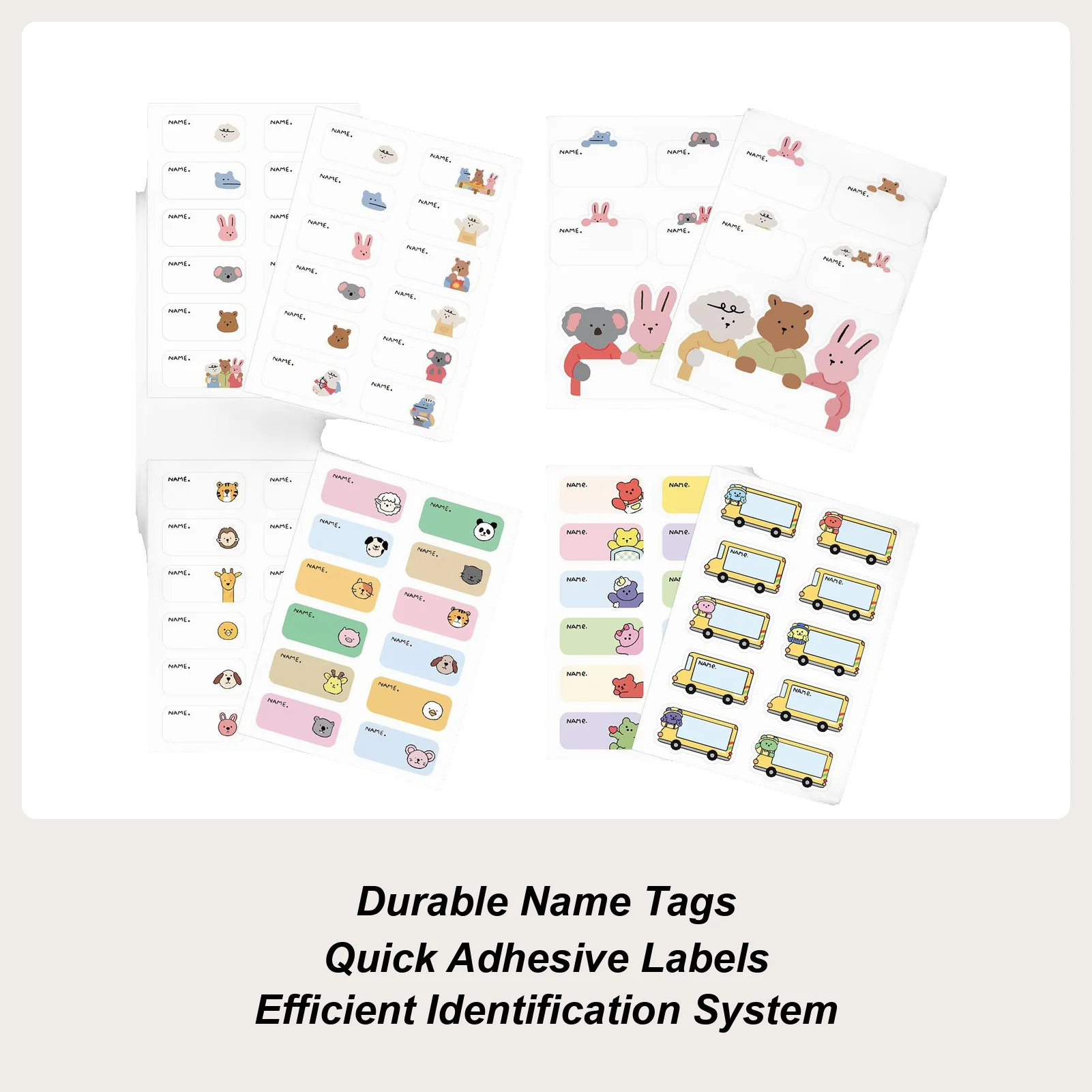 

80 шт. детских именных наклеек-бирок, не требующих глажки, для бутылок с водой, для молодежи, школы, дома, ухода за пожилыми, для гардероба