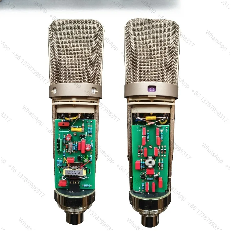 Handmade three-finger duplicate U87 condenser microphone live streaming host live recording studio singing book