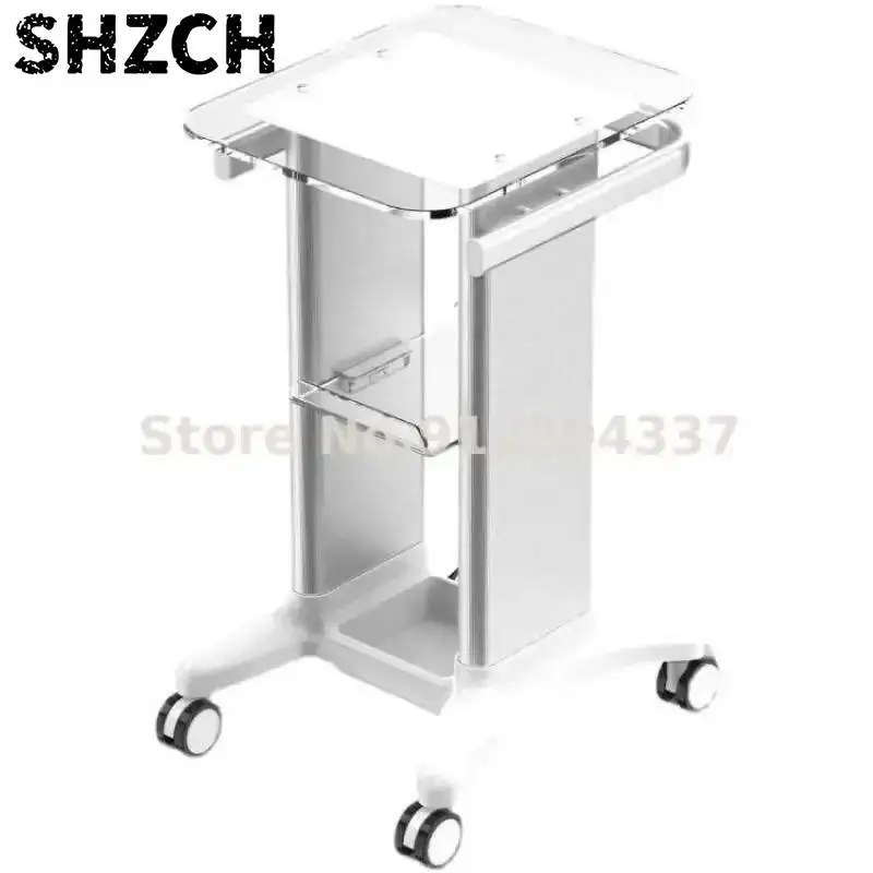 Clinic Shelf Beauty Medical Bubble Aesthetic Base Dental Cart B Ultrasound Acrylic Beauty Cart Small Enlarge