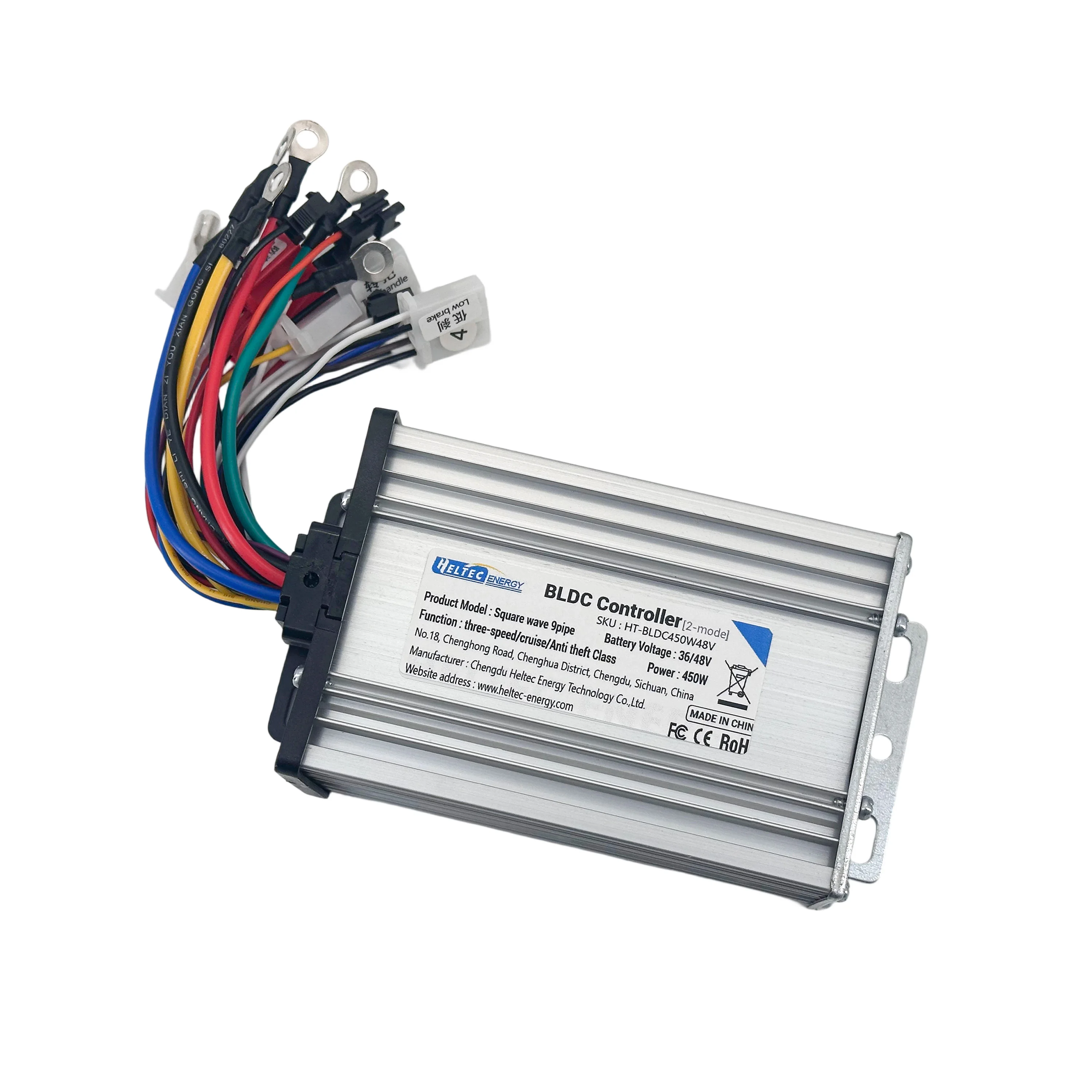 36/48V 350W/450W/500W Brushless DC Motor Dual Mode Controller for Electric Bicycle Electric Scooter Electric Motorcycle Scooter