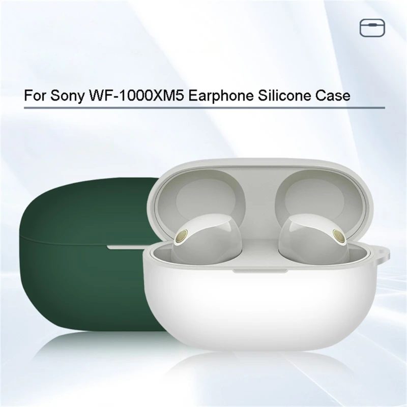 Suitable for WF-1000XM5 Shockproof Case Headphone Sleeve Impact-resistant Housing  Washable Silicone Soft Cover