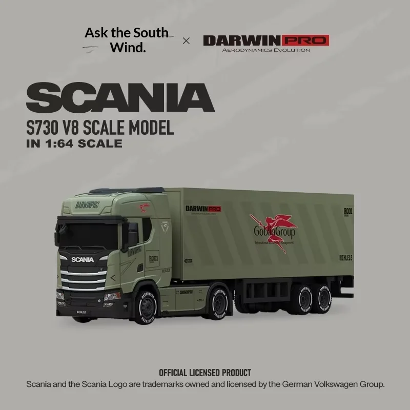 New Ask South Wind X Darwinpro Rc Car S730 V8 Rc Drift Truck Rc Cars Remote Control Scale Model Vehicle Rc Truck Toys