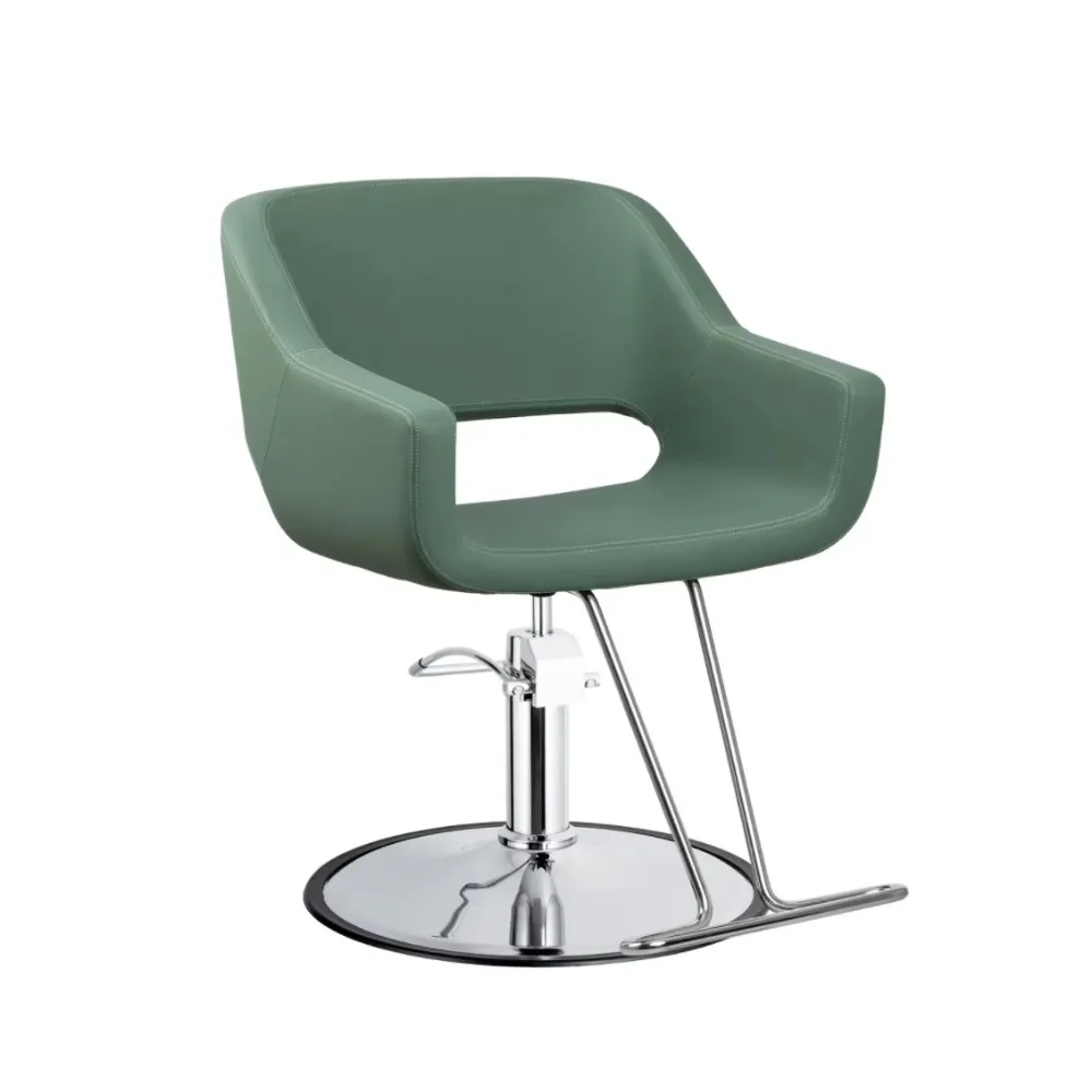 Light Green Barber Chair for Barber Shop Super Quality Salon Chairs for Lady You Rich Beauty Spa Chairs