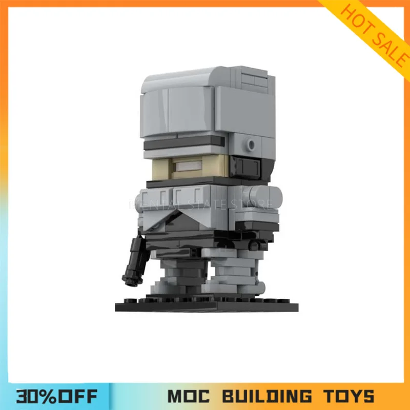 

136PCS Customized MOC Robocop Film Characters Building Blocks Technology Bricks Creative Assembly Toys Holiday Gifts