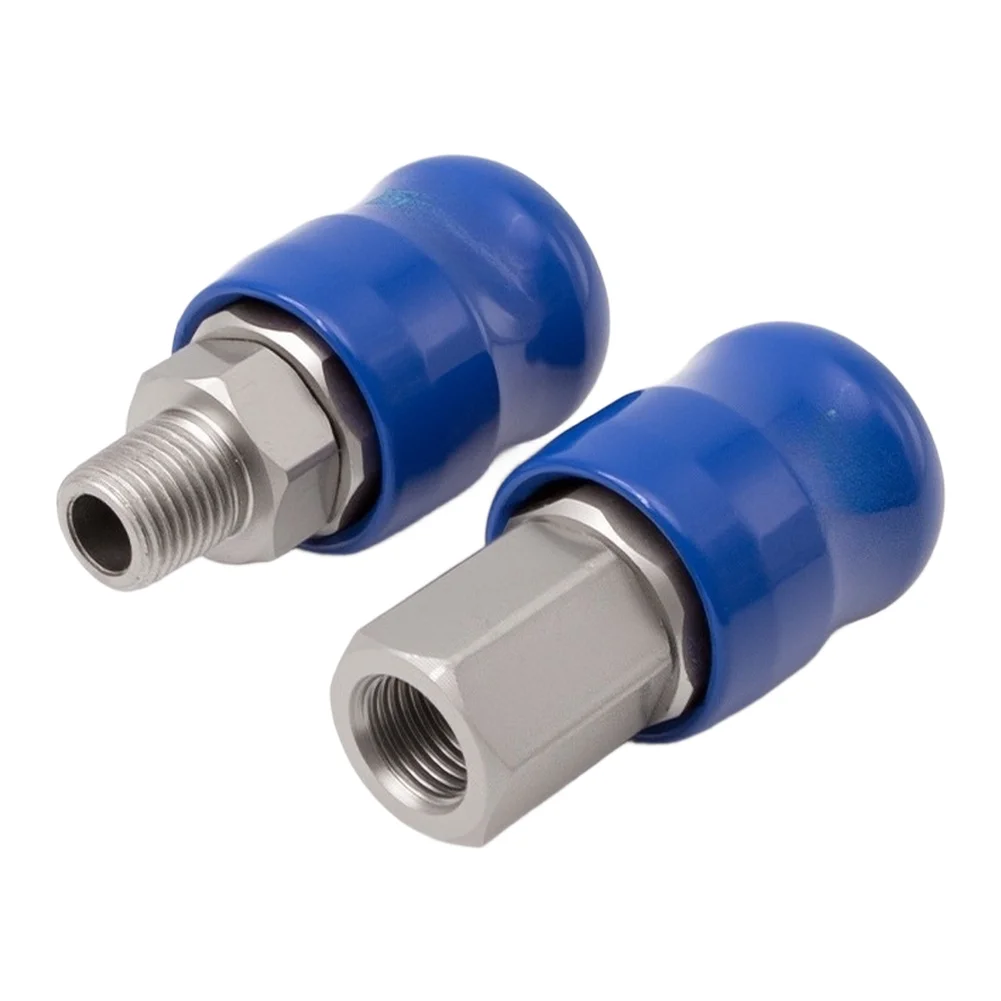 1pc Pneumatic Fitting Air Connector High Pressure Quick Self Locking Air Fittings Hose Pipe Connectors For Pneumatic Tools
