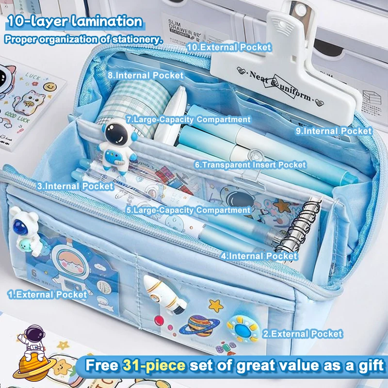 estojo-de-astronauta-bolsa-de-armazenamento-de-papelaria-com-design-de-ziper-de-10-camadas-vem-com-adesivos-pingentes-broches-e-outros-suprimentos