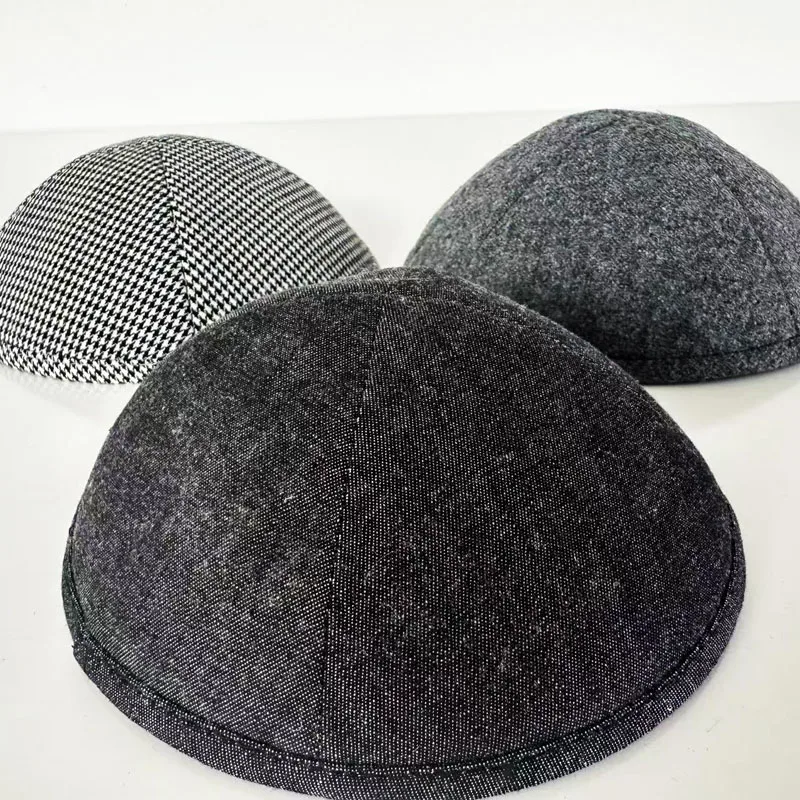 Jewish kippot| customized for  Jewish wedding | deluxe  wedgewood satinsatin deluxe