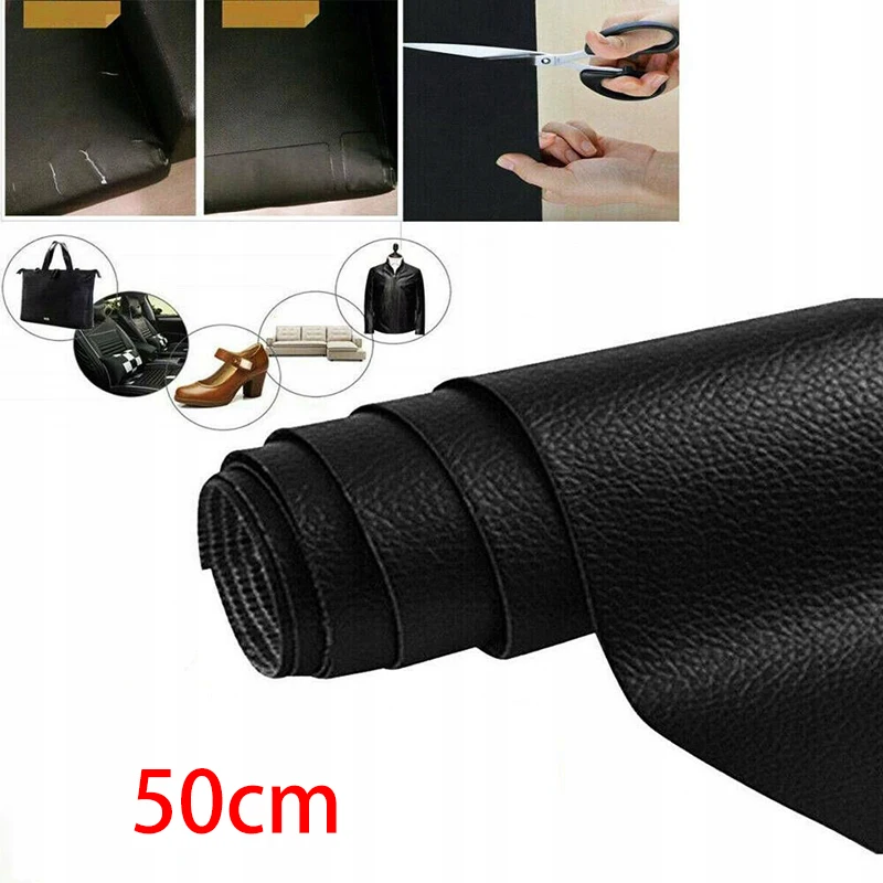 

Самоклеящаяся защитная пленка из искусственной кожи (ПУ) с утолщенным износостойким покрытием и узором «Личи» для ремонта диванов