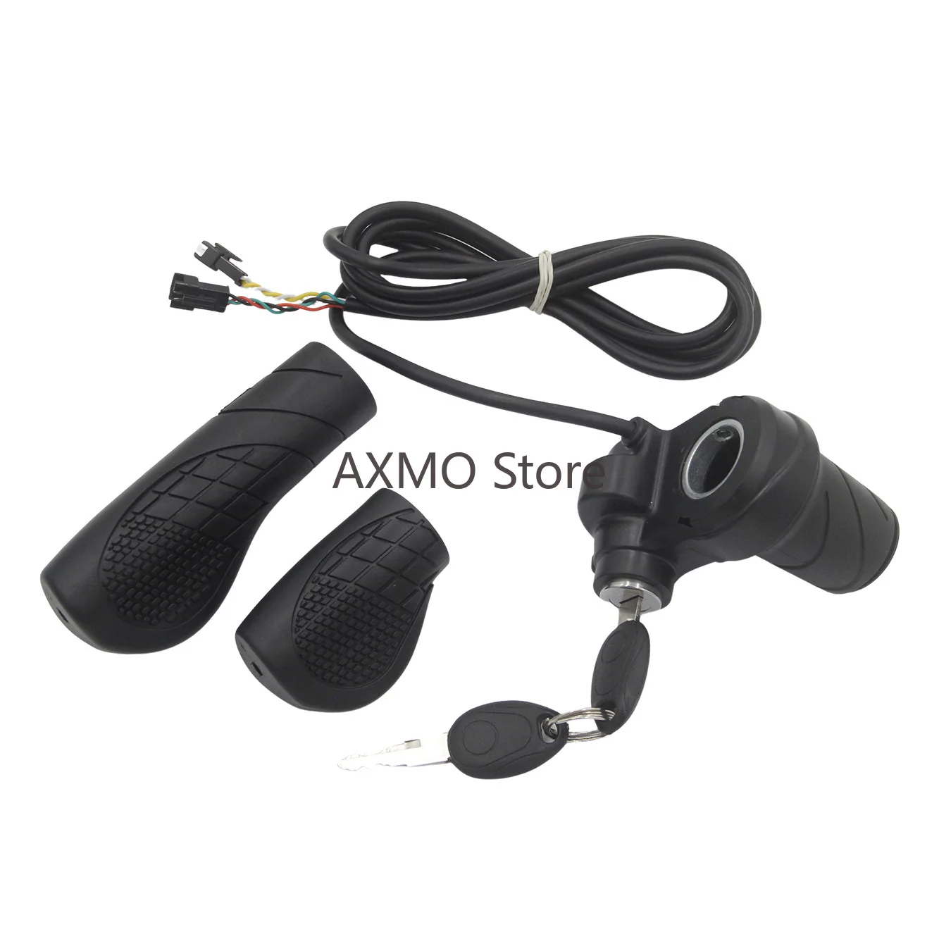 

Electric Bike Scooter Side Half Twist Throttle FT76X Accelerator Handle Throttle Waterproof SM Plug Accessory