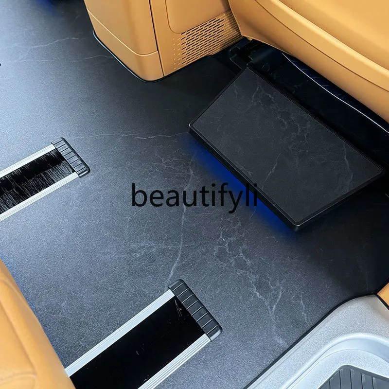 Dreamer Marble Aviation Aluminum Floor Foot Mat Welcome Car Pedal Special Modification