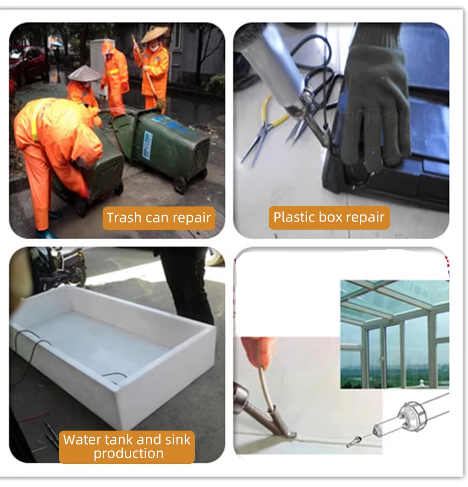 High Power Plastic Welding Gun 1600W PVC Plastic Floor Welding Tool PP Welding S