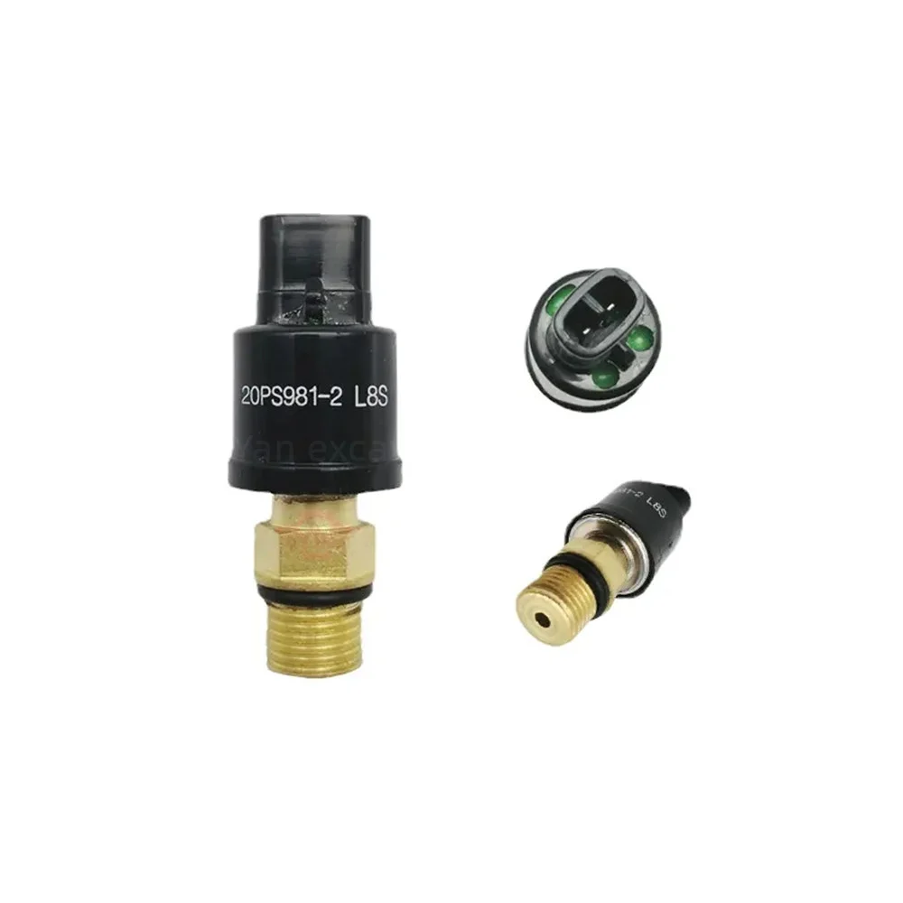 31E5-40500 20PS981-2 For Hyundai R80 130 220 R225-7 R215 305-5-7-9 Main Control Valve Machinery Pressure Sensor Excavator Parts