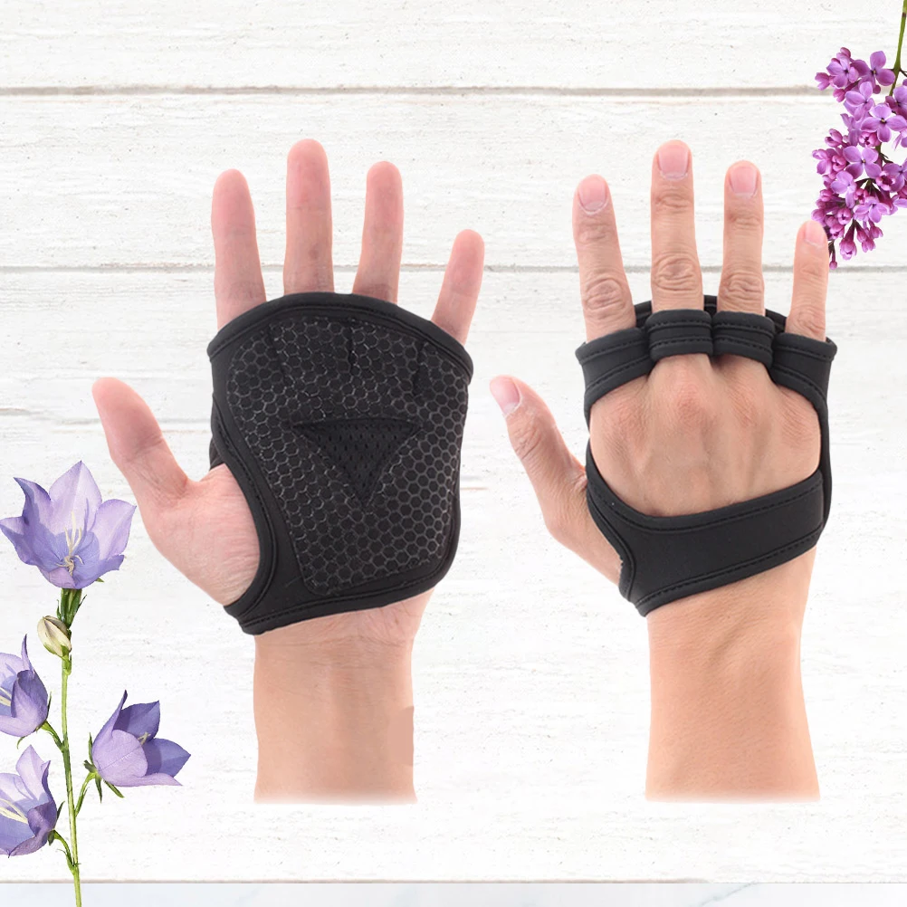 

Non-Slip Weight Lifting Ventilated Half Finger Gym Gloves Protective Fitness Cross Training Gloves For Dumbbells Barbells Pull