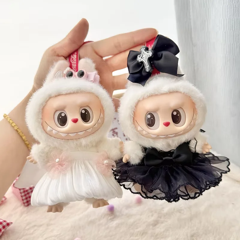 

Labubu I II Dolls Clothes Cute Little Devil Angel Set Korea Kpop Exo Accessories Clothing Plush Doll'S Clothes