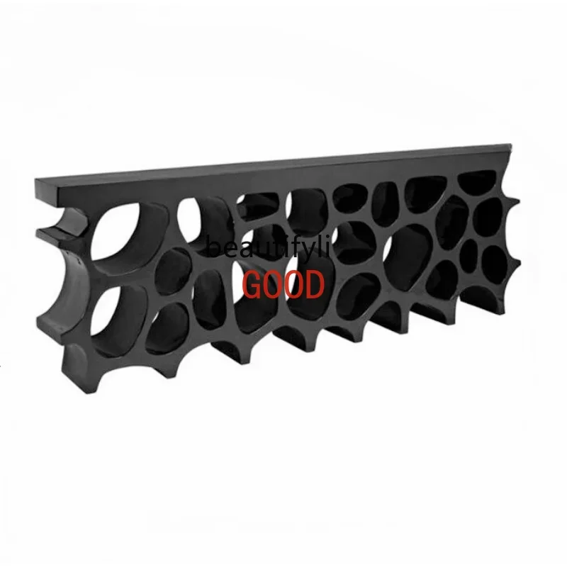 Creative Frp Bookshelf Living Room Subareas Screens Hollow Multi-Hole Shelf Art