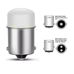 P21/5W Led 1157 High Bright Car Light BAY15D 1156 P21W Ba15S Bulb SMD Auto Universal Reverse Turn Signal Lamp Brake White DRL12V