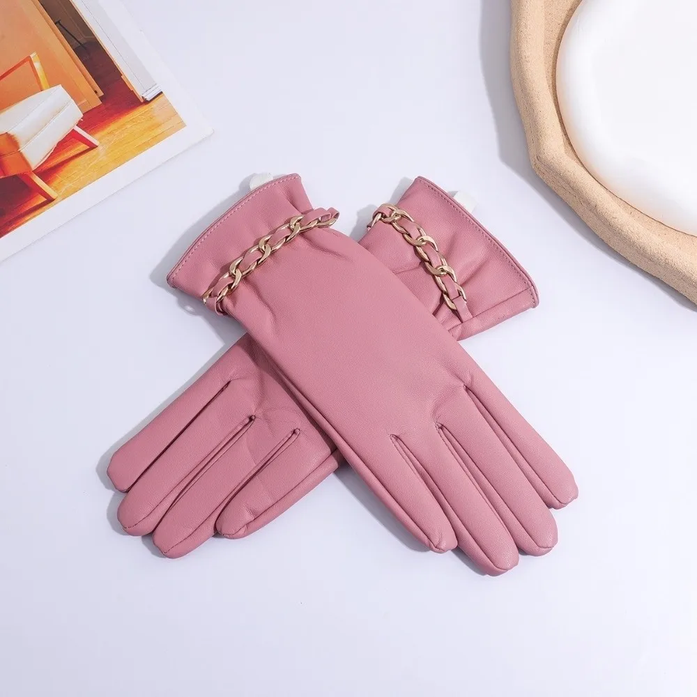 

1 пара высококачественных утолщенных зимних перчаток, водонепроницаемые кожаные перчатки на флисовой подкладке, ветрозащитные теплые зимние велосипедные перчатки