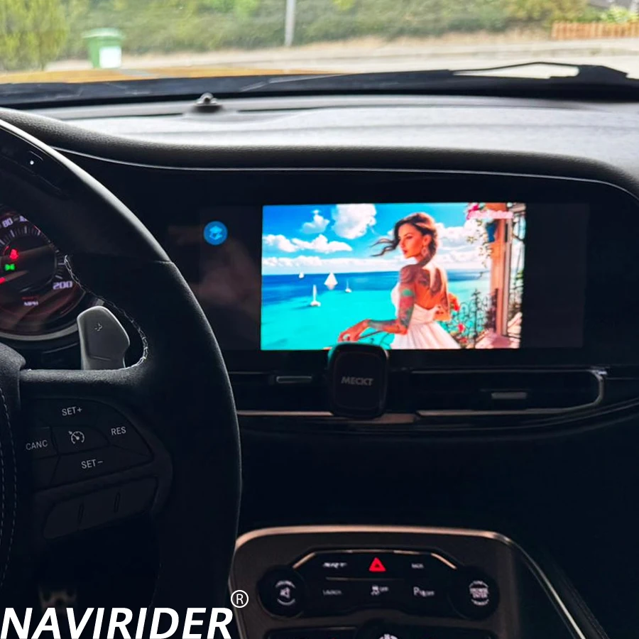 

Автомобильный радиоприемник для Dodge Challenger SRT Hellcat 2010-2023 Android ЖК-дисплей 12,3 дюйма с сенсорным экраном Мультимедийный плеер GPS Navi 4G DSP Carplay