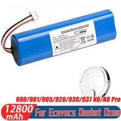 Replacement Battery 12800mAh for Ecovacs Deebot Ozmo 900,901,905,920,930,937,N8,N8 Pro Li-ION 14.4V Robot Vacuum Cleaner Battery