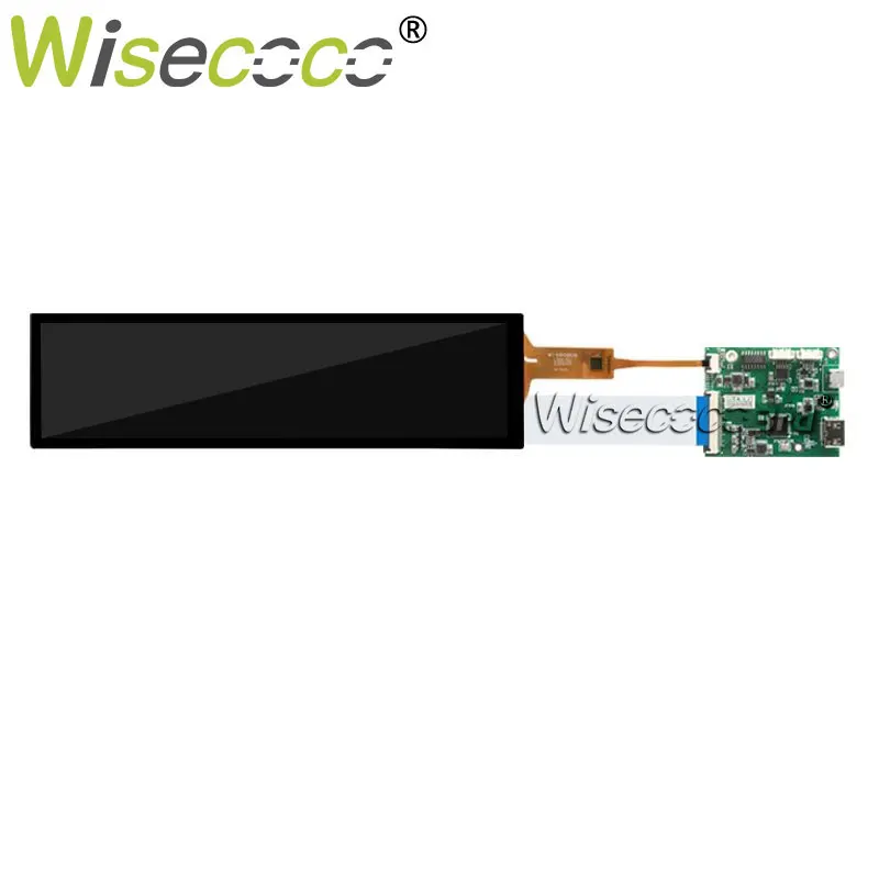 Imagem -04 - Wisecoco-tela Sensível ao Toque Capacitiva Multi-toque 1920x480 Tela Lcd Barra Esticada Idirc 88