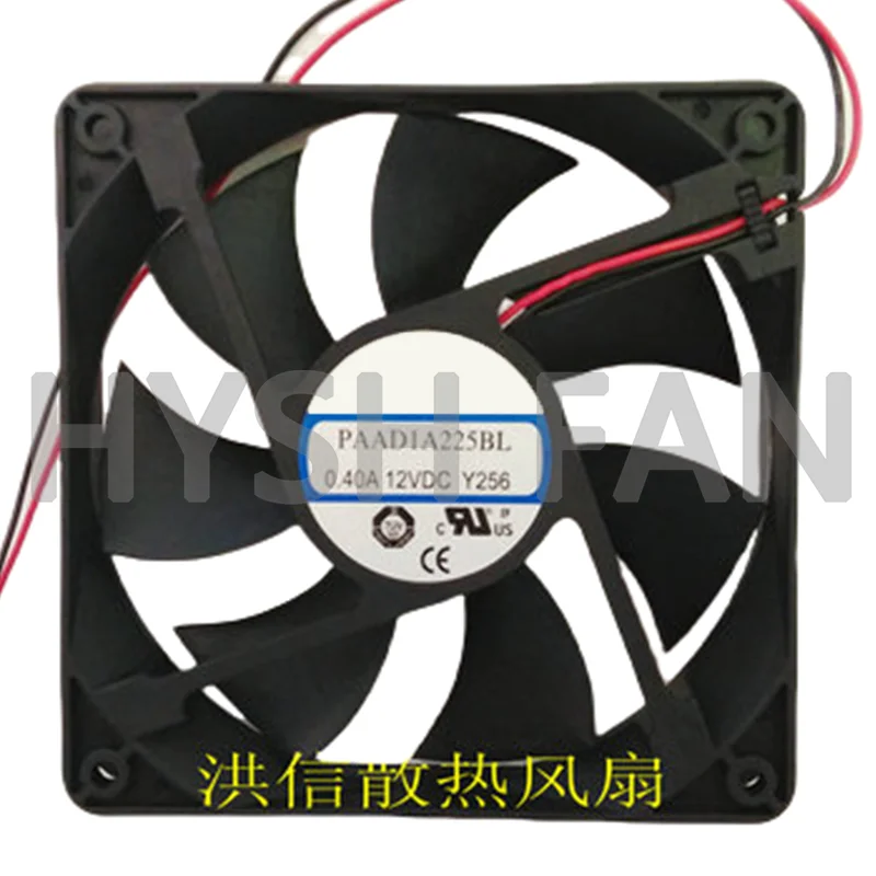 

12025 PAAD1A225BL DC12V 0.40A 12CM Chassis Cooling Fan