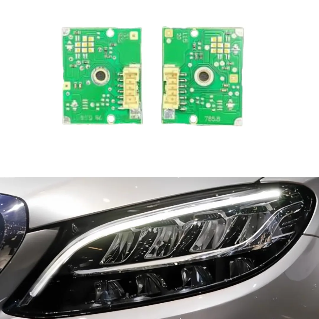 

1 пара новых светодиодных модулей фар DRL для Mercedes C ClassW205 2019 2020 2021