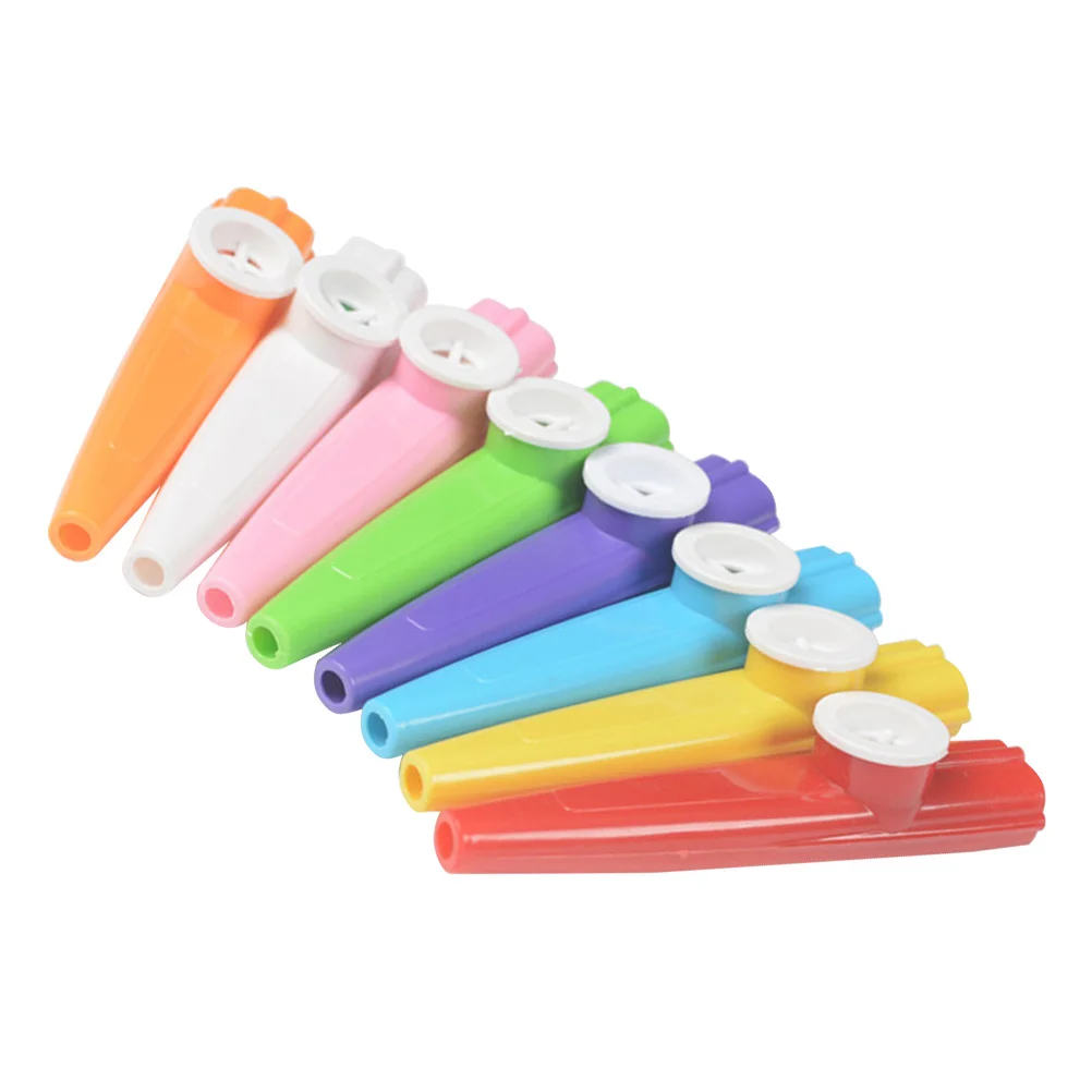 24 Stuks Kazoos Voor Bulk Kinderen Instrumenten Muzikale Plastic Volwassenen Pak Instrument Peuter In Metallic Toyjavascript Educatief