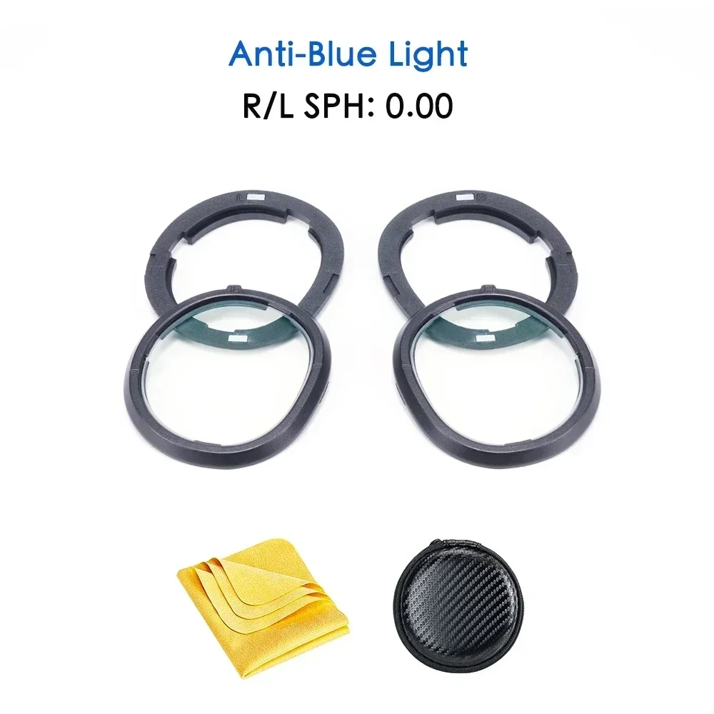 Für Quest 3 Objektiv Myopie Anti-Blau Anti-Glare Gläser Magnetische Brillen Rahmen VR Rezept Linsen Für Meta Quest 3 zubehör