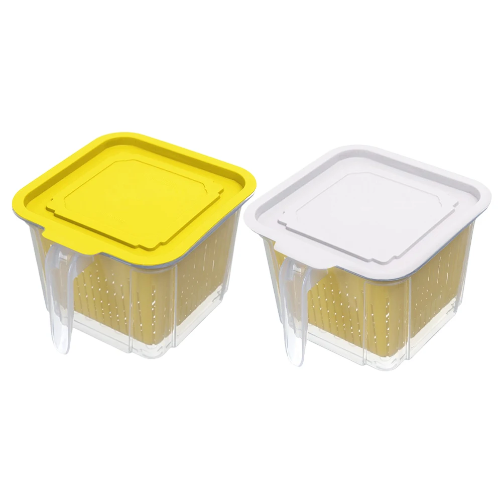 

2Pcs Preservation Boxes High Quality Material Snacks Ingredients Dry Food Fresh Vegetable Meat Sealing Effect Great Storage Case