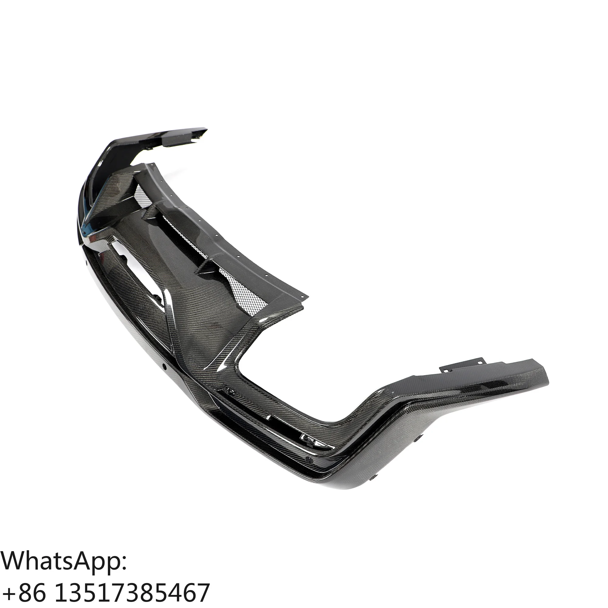 

High Quality Carbon Fiber Rear Bumper Lip for Ford Mustang Dark House 2024 Car Bodykit