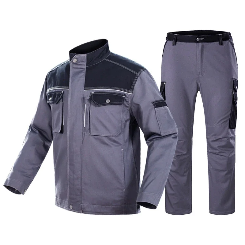 Work Clothing Men Hi Vis Workwear Car Workshop Air Conditioner Electricity Installation Mechanical Repairman Uniforms