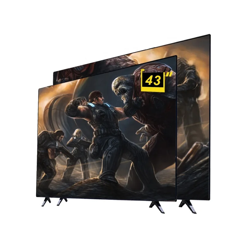 

High end customized TV STLF ZJWCheap Price 4K UHD Drop-resistant TV 43 Inch Flat Screen Android Smart Television
