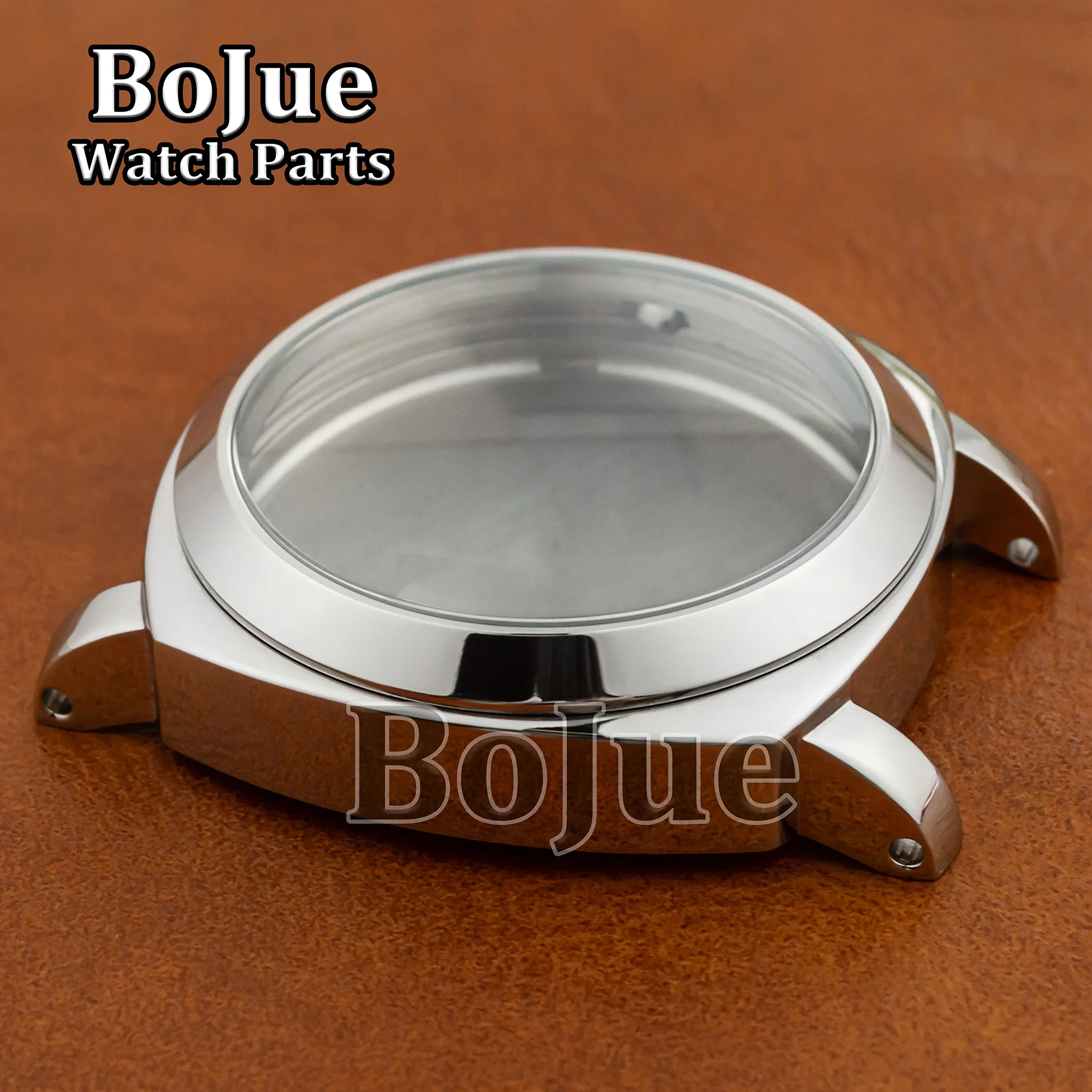 44mm Pam Case 10ATM Waterproof Watch Case Vintage Stainless Steel Pam Case for 5218 CG 6497/6498/ST3600 Movement Mod Parts