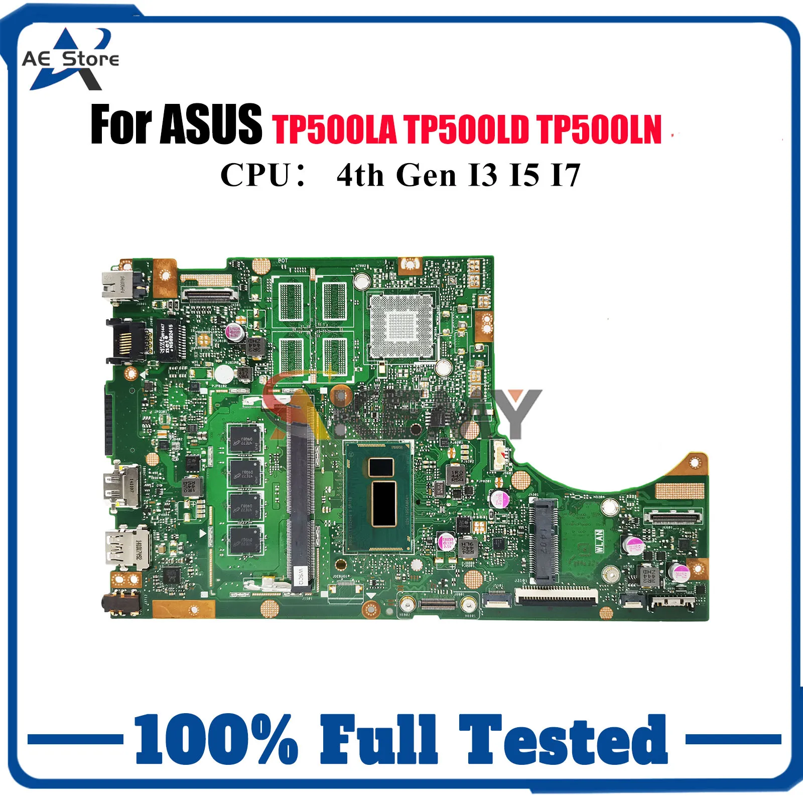 

Материнская плата TP500LA для ноутбука ASUS VivoBook Flip TP500LN TP500LB TP500LA TP500L TP500LD, материнская плата для ноутбука с процессором I3 I5 I7