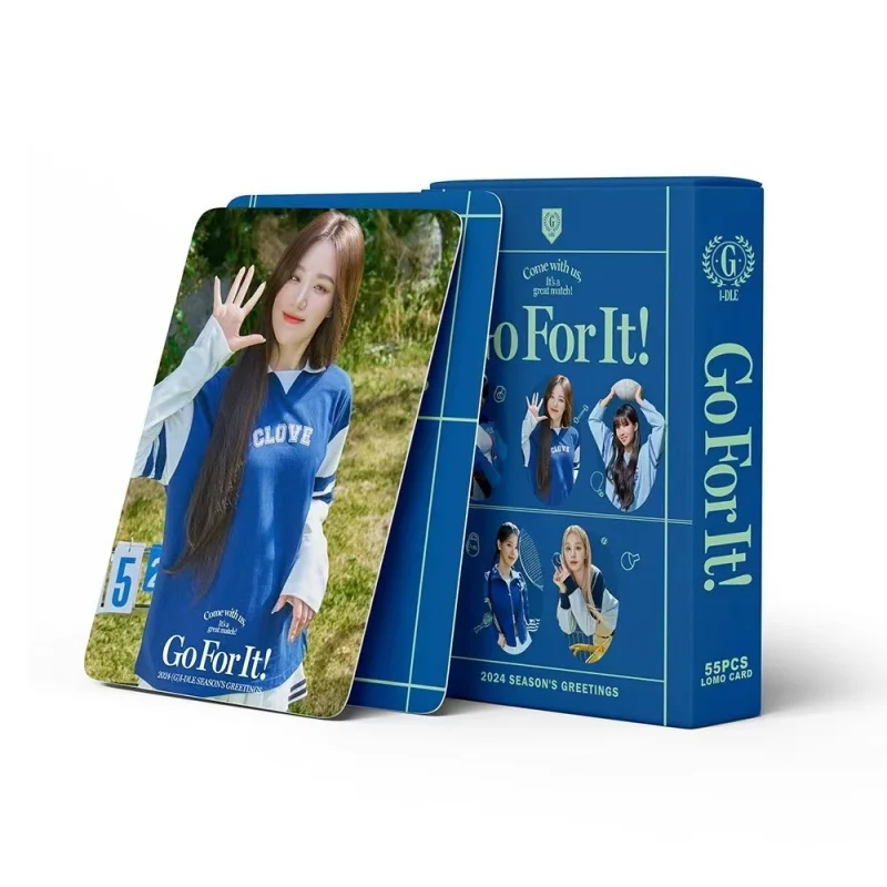 

55Zhang IDLE Sports style photo card Celebrity merchandise postcards, Ye Shuhua merchandise cards