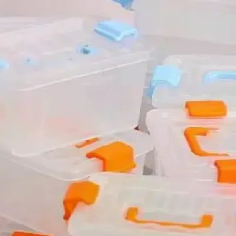 5Pcs Puppenhaus Mini Lagerung Box Klar Toolbox Modell Puppenhaus Hause Dekoration Puppen Haus Micro Szene Dekor Requisiten