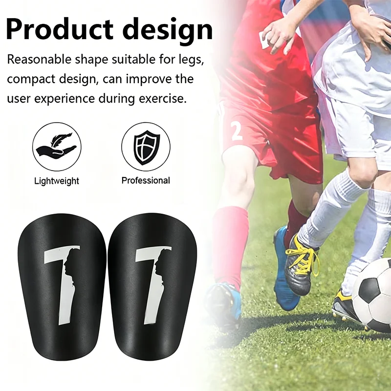 1Pair Soccer Mini Shin Pads Durable Pratical Shin Protective Guards Shock Absorbing Lightweight Shin Guards For Men Women Kids