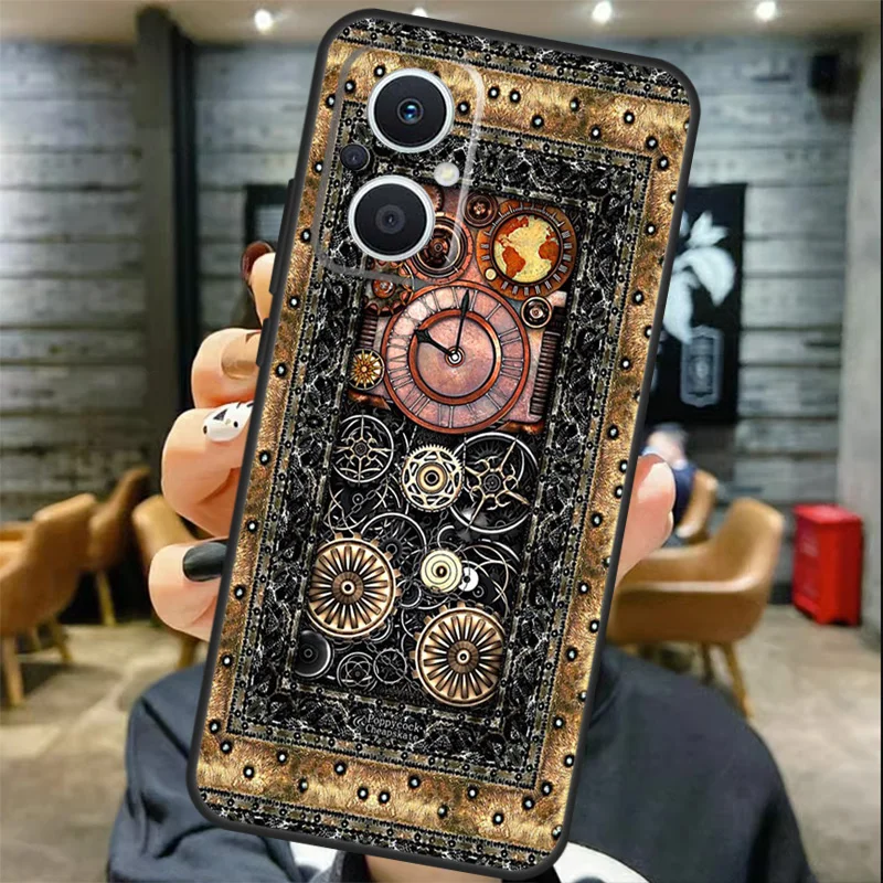 Steampunks Phone Case For OPPO Reno 7 8 6 Lite 2 3 4 5 Z 8T OPPO Find X3 Lite X5 X6 Pro X2 Neo Cover