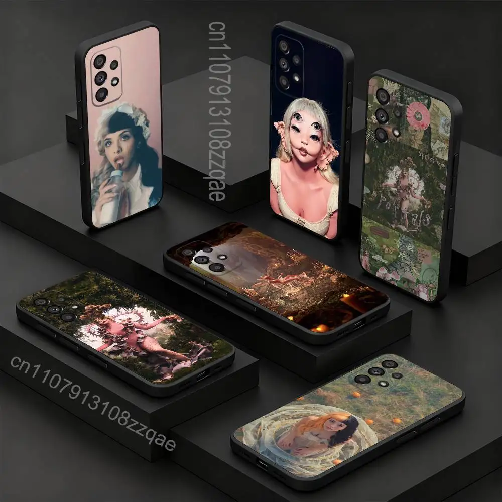 

M-Melanie Martinez P-Portals For Samsung S 26,25,24,23,22,30,21,10,9,Ultra,Plus,Lite,FE,4,5G Phone Case Black Soft Case