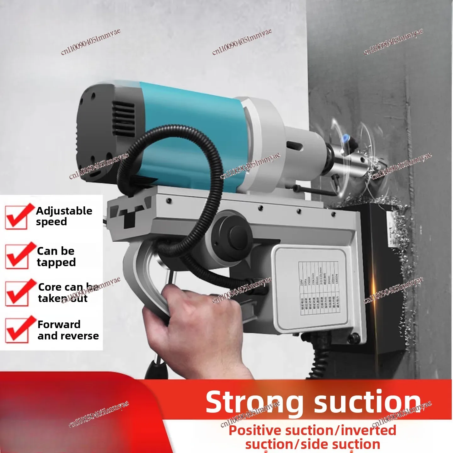 Magnetische Sitzbohrmaschine, kleine magnetische Bohrmaschine, multifunktionale Elektromagnetbohrmaschine, Gewindeschneidmaschine