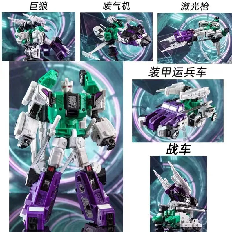 Transformacja Jinbao ponad rozmiar SIXSHOT figurka zabawka