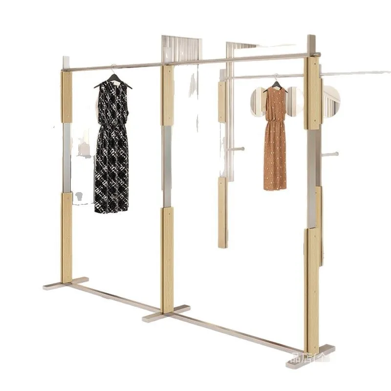 

Clothing store display stand wooden