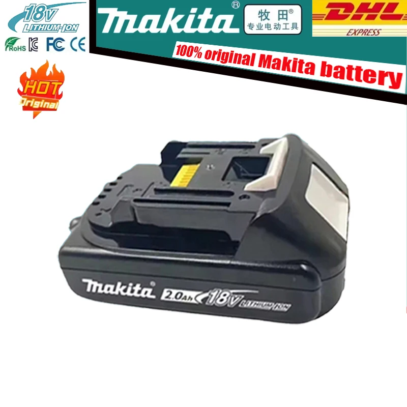 

Original Makita Battery18V 2.0Ah ,Suitable for all 18V electric tools in Makita, BL1850B BL1850 BL1840 BL1860 BL1890 BL1830