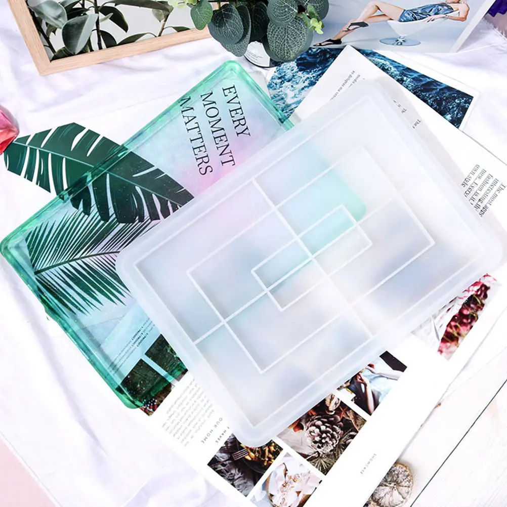 

Flexible Silicone Epoxy Resin Casting Mold Tray for DIY Drop Glue Jewelry Art Craft Projects Crystal Clear Dropper Mold Tray