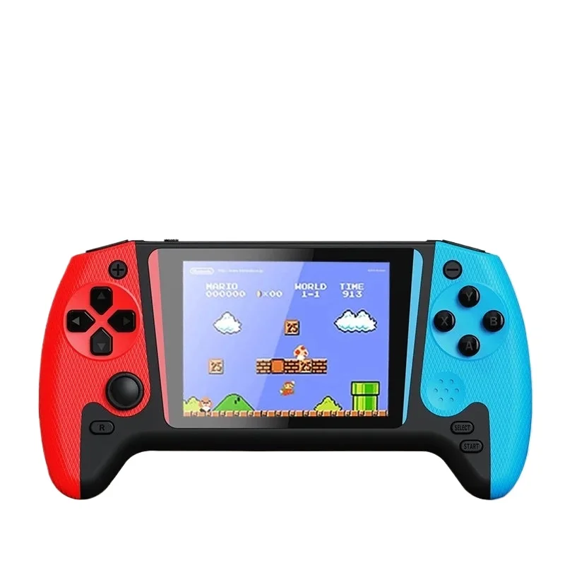 

Game console handheld large screen nostalgic game joystick double children gift rechargeable