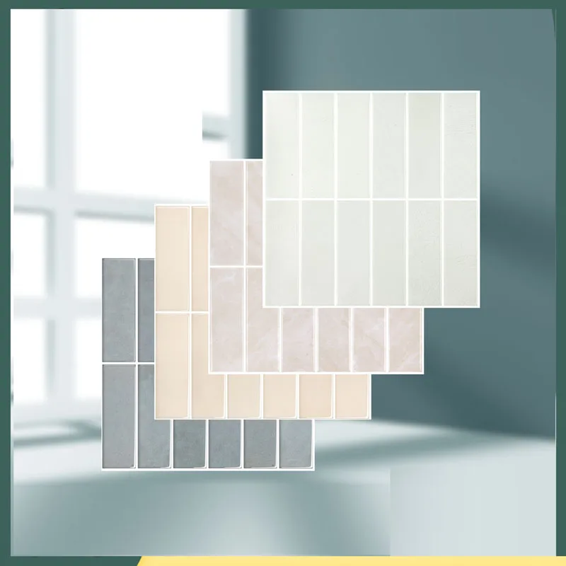Wall Stickers Waterproof Oil Resistant Stain Resistant Kitchen Bathroom Ceramic Tiles Self-adhesive Wallpaper Beautify Decorate