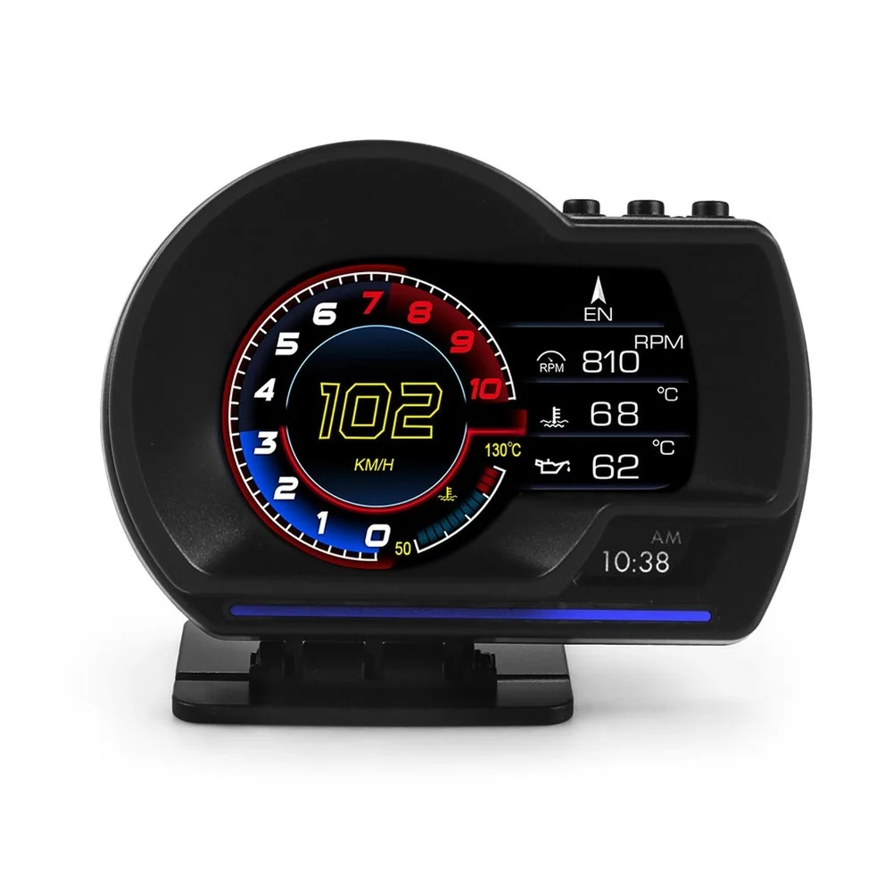 Vehicle Diagnostic Tool Car RPM Monitor Real-time Engine Data 10 Display Interfaces Coolant Temperature Tracking for obd2 for