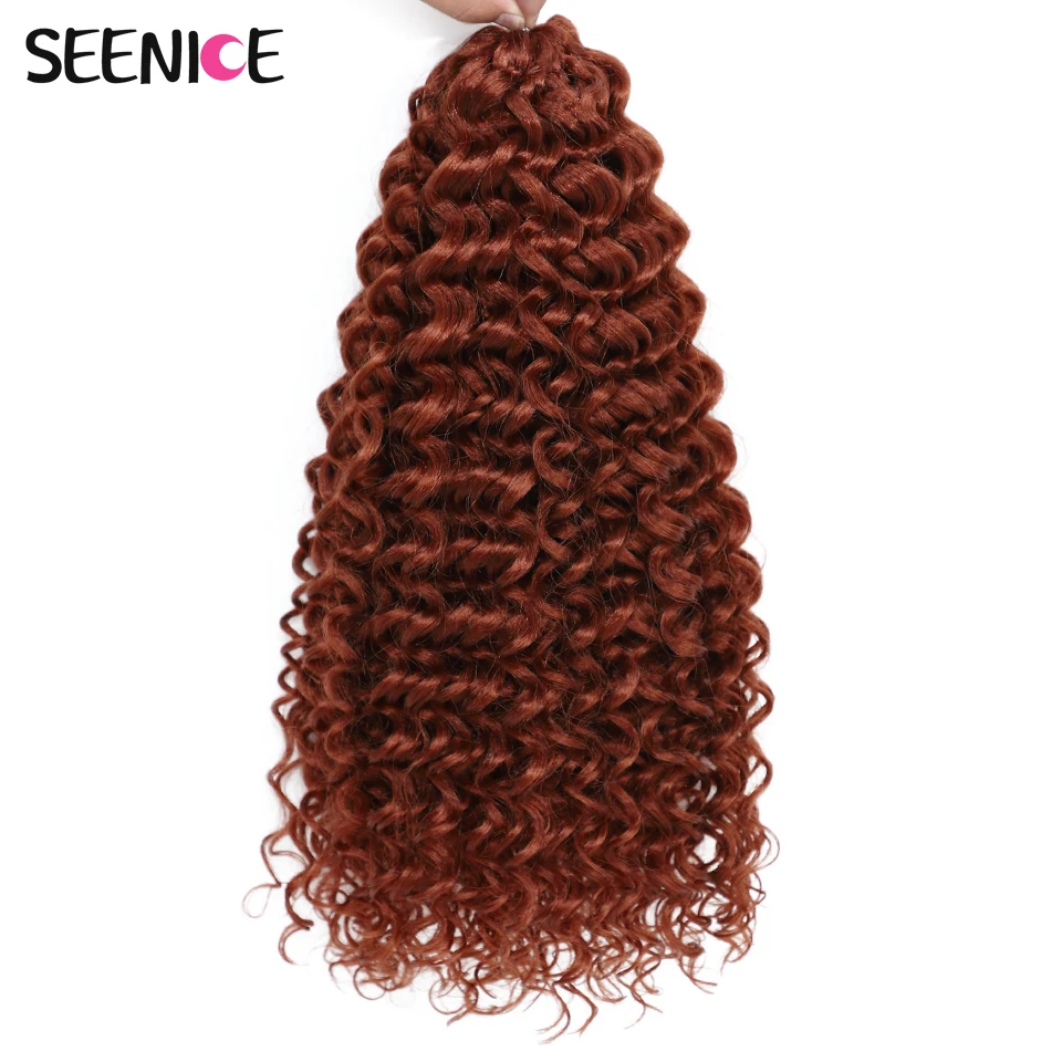22 Zoll Marshmallow synthetische Afro Curl Häkeln Haar Twist Braid verworrene lockige Flechten Haarverlängerungen Ombre Blonde für BlackWomen – Detail 9