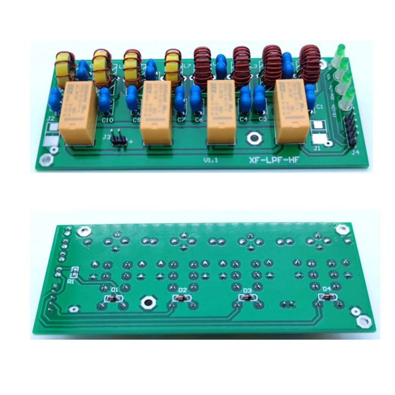 B63B-XF-LPF-HF فلتر 12 فولت 100 وات HF وحدة LPF منخفضة التمرير 3.5 ميجا هرتز - 30 ميجا هرتز